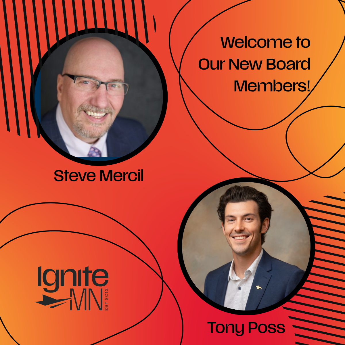 headshots of Steve Mercil and Tony Poss